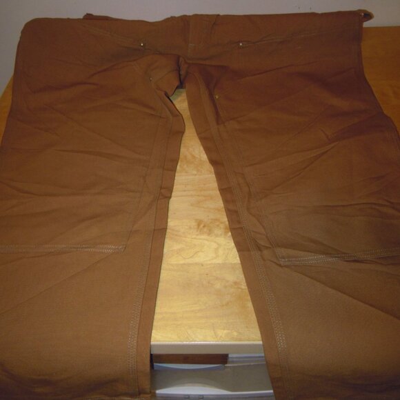 Vintage Carhartt Double Knee Brown Duck Utility Pants 46 X 30 NWT USA Loose Fit - Picture 3 of 6